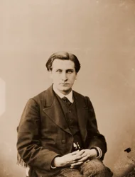Porträtt av Francois Coppee, poet 1842-1908 (foto)
