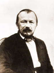 Porträtt av Gerard de Nerval, författare 1808-1855 (foto)