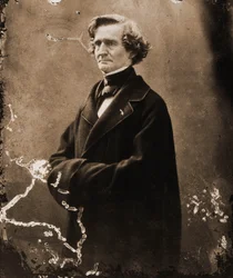 Porträtt av Hector Berlioz, musiker 1803-1869 (foto)
