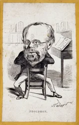 Portraits-charge (portraits charge) av Pierre-Joseph Proudhon (Pierre Joseph Proudhon