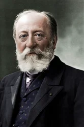 Camille Saint-Saens 1835-1921, fransk kompositör, organist, dirigent och pianist av romantiken