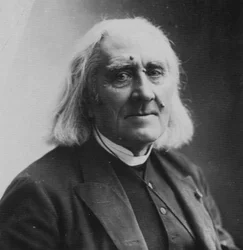 Franz Liszt, ungersk kompositör och pianist, 1886
