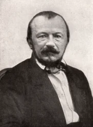 Gerard de Nerval, fransk poet, mitten av 1800-talet.