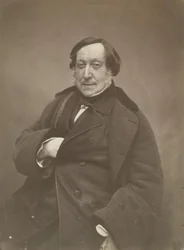 Gioacchino Rossini, mars 1856.