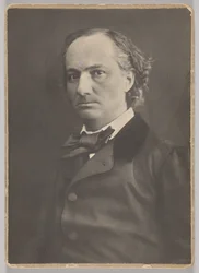 Porträtt av Baudelaire
