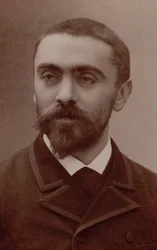 Porträtt av kompositören Georges Hüe 1858-1948, 1900-talet.