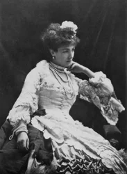 Sarah Bernhardt, fransk skådespelerska, c1865