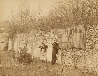 Ermitage de Sénart, en trädgårdsmästare och Jules Belaube