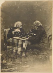 [Nadar med Marie-Eugene Chevreul på hans hundraårsdag]