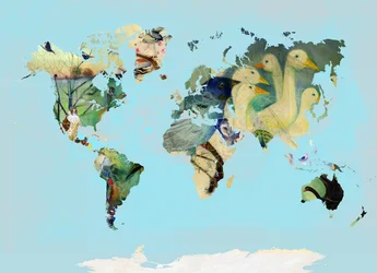 A Bird World, 2016, (digital konst)