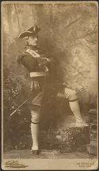 [John Drew, Jr. som kapten Plume från "The Recruiting Officer"]