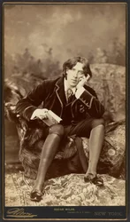 Oscar Wilde, 1882 (albumin silvertryck)