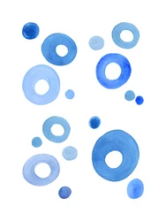Blå bubblor