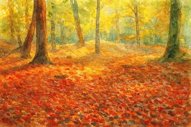Den gyllene höstskogen