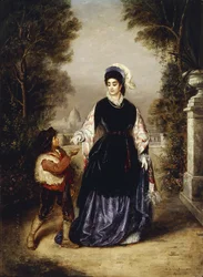 Den generösa damen, 1874