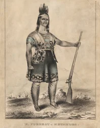 E. Forrest som Metamora