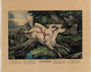 Mazeppa, 1846 (skylt två av fyra, se även 331977, 331978 och 331980)