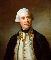 Captain the Honourable Samuel Barrington (1729-1800), ca 1770 (olja på duk)