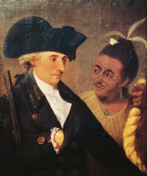 Porträtt av kapten Charles Clerke (1741-1779), engelsk kapten och reskamrat till James Cook (1728-1779). Målning av Nathaniel Dance-Holland (1735-1811)