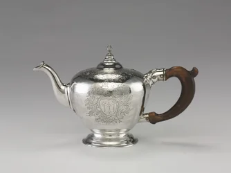 Tekanna, ca 1755-1760 (silver)