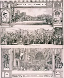 Drottning Victorias besök i City of London, 1837