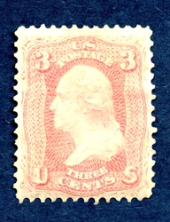 3c Washington singel, 17 augusti 1861.
