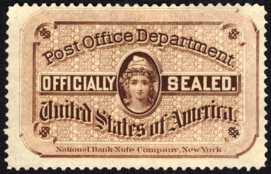 Postens sigill, 1877.