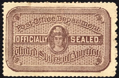 Postkontorets sigill, 1889.