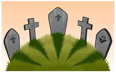 Cemetery, 2023 (digital)