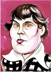 Galina Ustvolskaya - färgkarikatyr