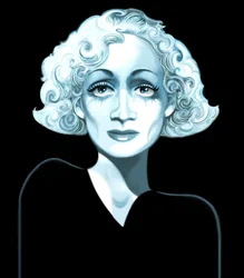 Marlene Dietrich, 2021 (digitalt)