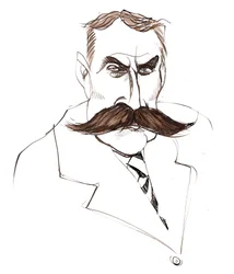 Sir Edward Elgar, 2022 (bläck)