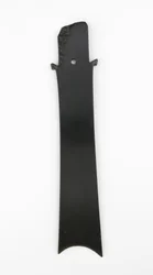 Gaffelmejsel (zhang), Qijia-kultur, ca 2500-2000 f.Kr. (jade)