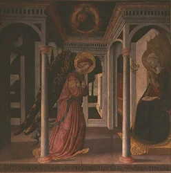 Bebådelsen (tempera på panelen)