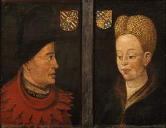 Porträtt av Johannes den orädde och Margareta av Bayern, 1500-talet