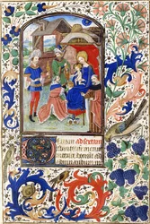 Tillbedjan av Magi, c.1450