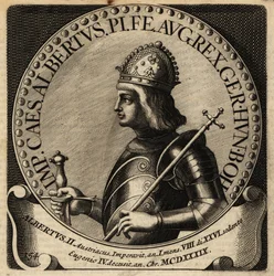 kung Albert II av Tyskland.