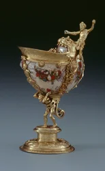 Nautilusbägare, ca 1560
