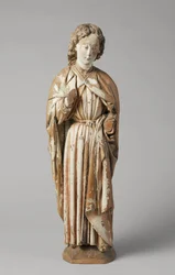 Saint John the Evangelist av Meester van Koudewater, ca. 1470 (valnöt)