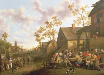 Den heliga familjen (tempera på panel)