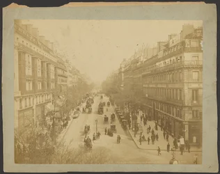 Paris, Boulevard Montmartre perspektiv