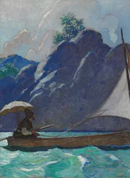 Och så tog jag då och då en liten resa på havet