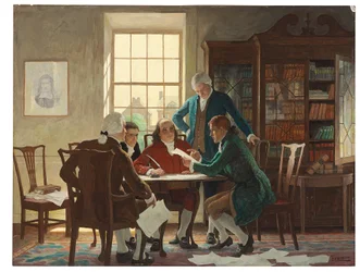 Utarbetande av självständighetsförklaringen 1776