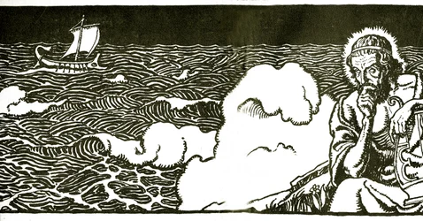Frontispice till The Odyssey of Homer av George Herbert Palmer, 1929