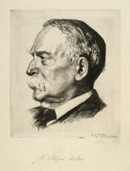 Porträtt av N. Clifford Ricker