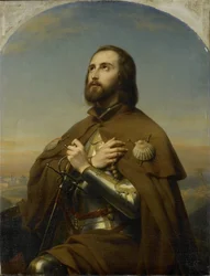 Eberhard (1445-96), hertig av Würtemberg, som pilgrim i det heliga landet