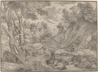 Saint Hieronymus i vildmarken