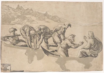 The Miraculous Draft of Fishes, 1540-1550 ompublicerad 1609., 1540-1550 ompublicerad 1609.
