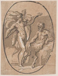 Tävlingen mellan Apollo och Marsyas, ca. 1540-1