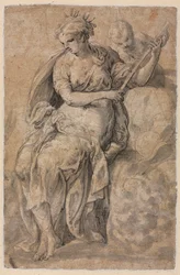 Allegorisk figur (verso)